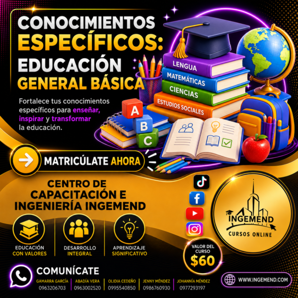 ChatGPT Image 7 jul 2026, 21_43_20 Conocimientos específicos : Educación General Básica