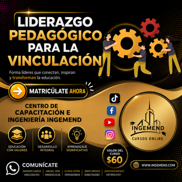 D. PLATAFORMA CURSOS Liderazgo pedagógico para la vinculación