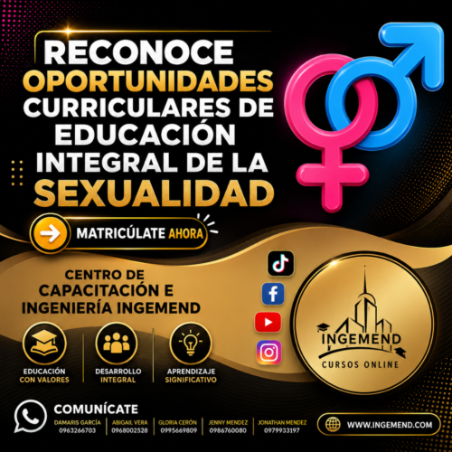 Reconoce, Oportunidades Curriculares de Educación Integral de la Sexualidad
