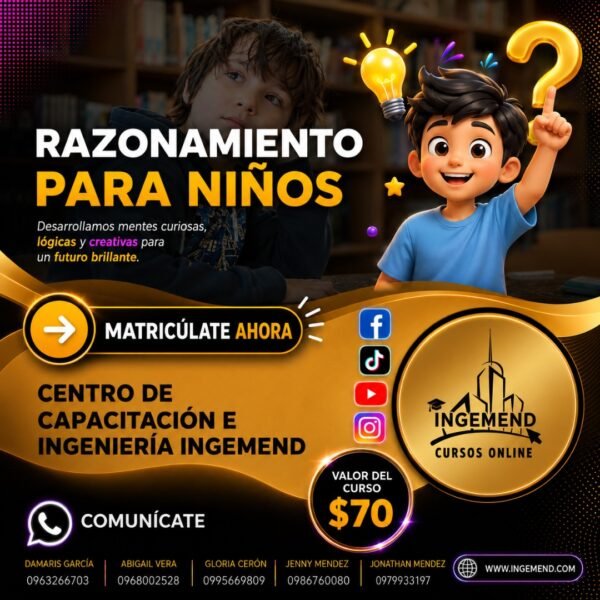 RAZONAMIENTO PARA NIÑOS