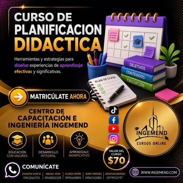 PLANIFICACIÓN DIDACTICA