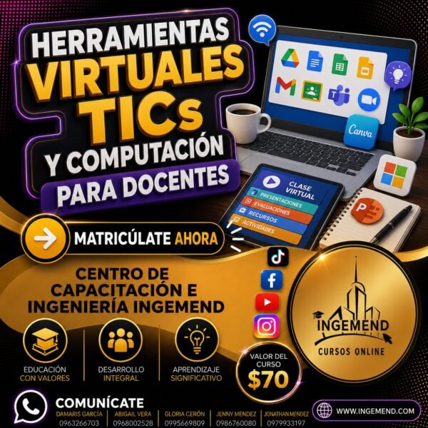 HERRAMIENTAS VIRTUALES TICs Y COMPUTACIÓN PARA DOCENTES